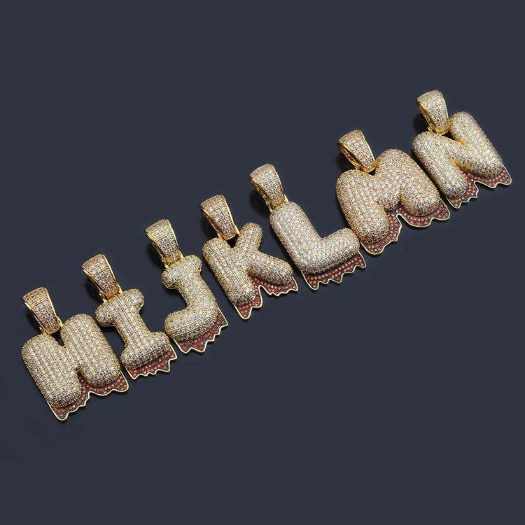 Letter hip hop accessories pendant - pluto essentials