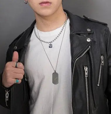 Hiphop pendant titanium steel chain pendant for men and women - pluto essentials