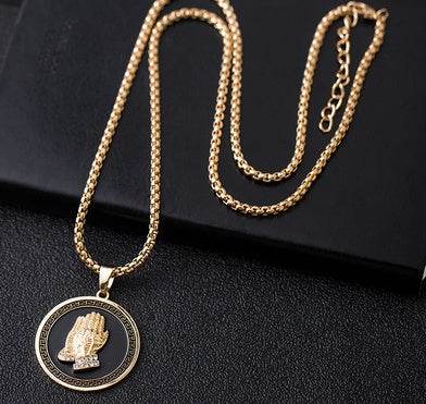 Hiphop pendant titanium steel chain pendant for men and women - pluto essentials