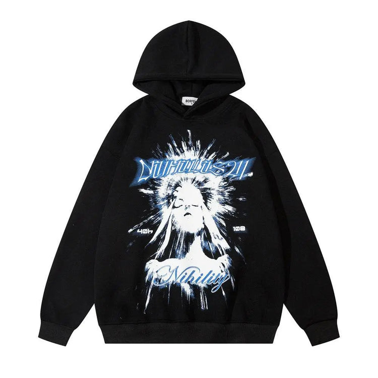 Printed Casual Sports Hoodie Men - pluto essentials