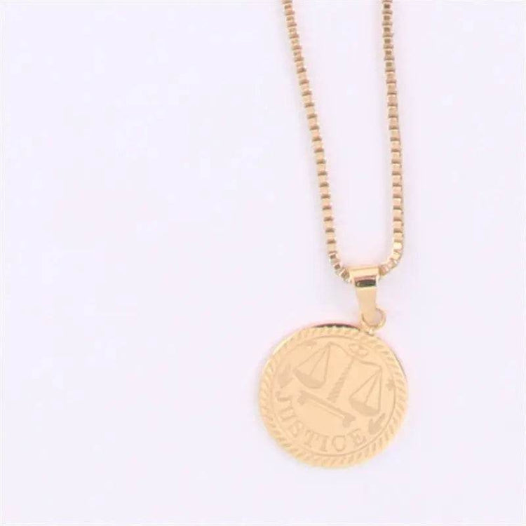Hip hop gold necklace - pluto essentials