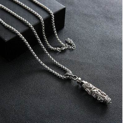 Hiphop pendant titanium steel chain pendant for men and women - pluto essentials