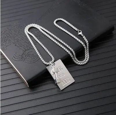Hiphop pendant titanium steel chain pendant for men and women - pluto essentials