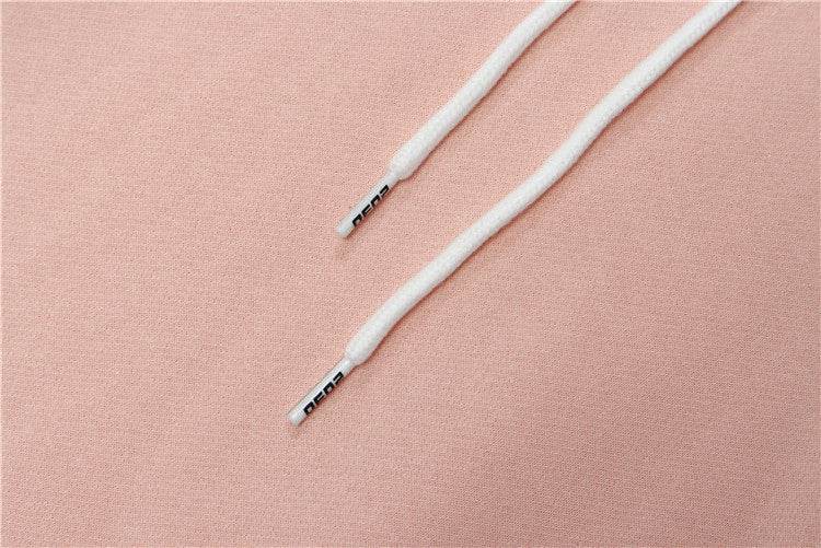 Bear Print Hooded Sweatshirt Men - pluto essentials