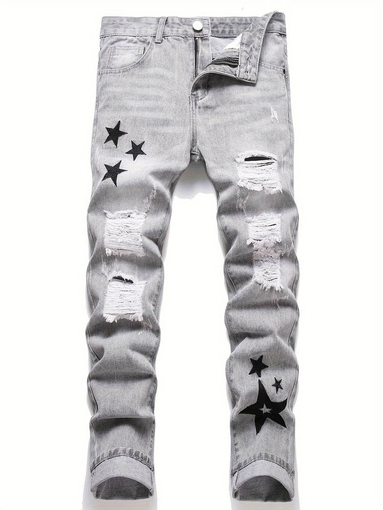 custom ripped jeans - pluto essentials