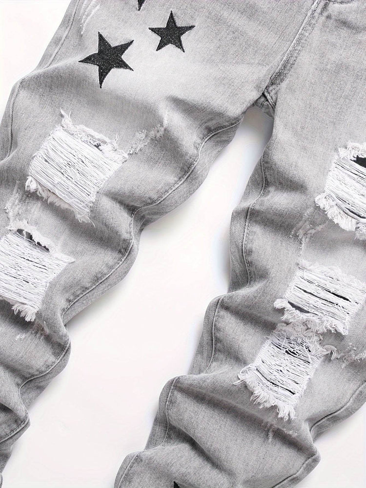 custom ripped jeans - pluto essentials