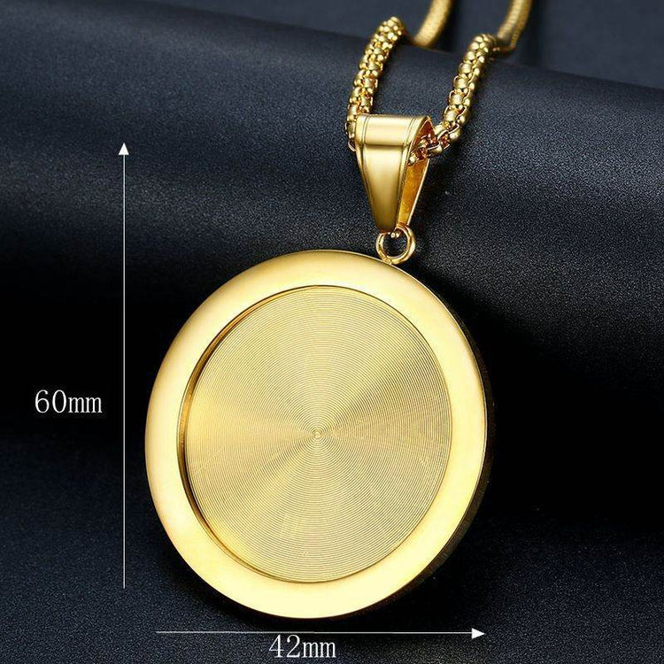 HIPHOP Zircon Angel Necklace - pluto essentials