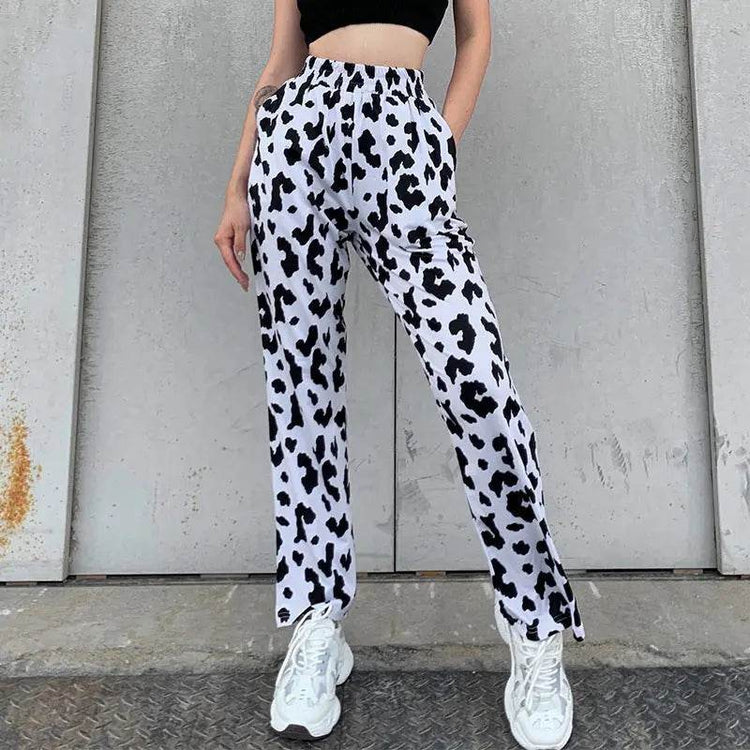 Sweatpants Women Wid Leg Loose Flare Pants Joggers Women Wide Leg Streetwear Fashion Sexy Long Trousers - pluto essentials