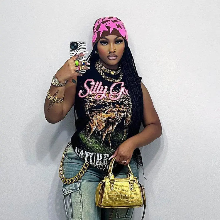 Street Fashion Vest T-shirt - pluto essentials