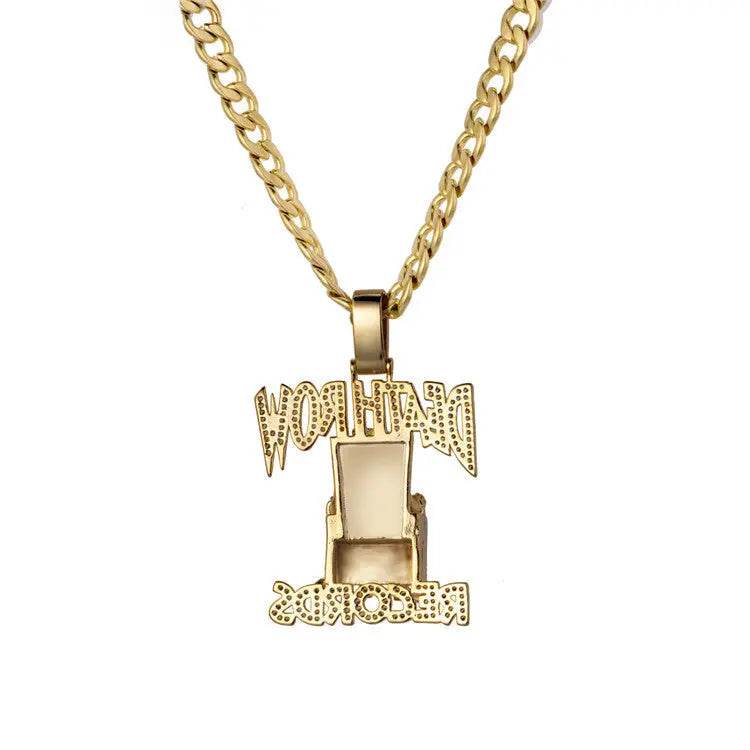 Hip hop prisoner necklace - pluto essentials