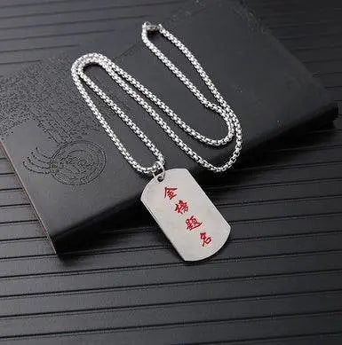 Hiphop pendant titanium steel chain pendant for men and women - pluto essentials