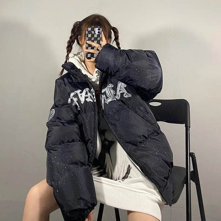 Hip Hop Street Thickened Loose Fried Street Coat - pluto essentials