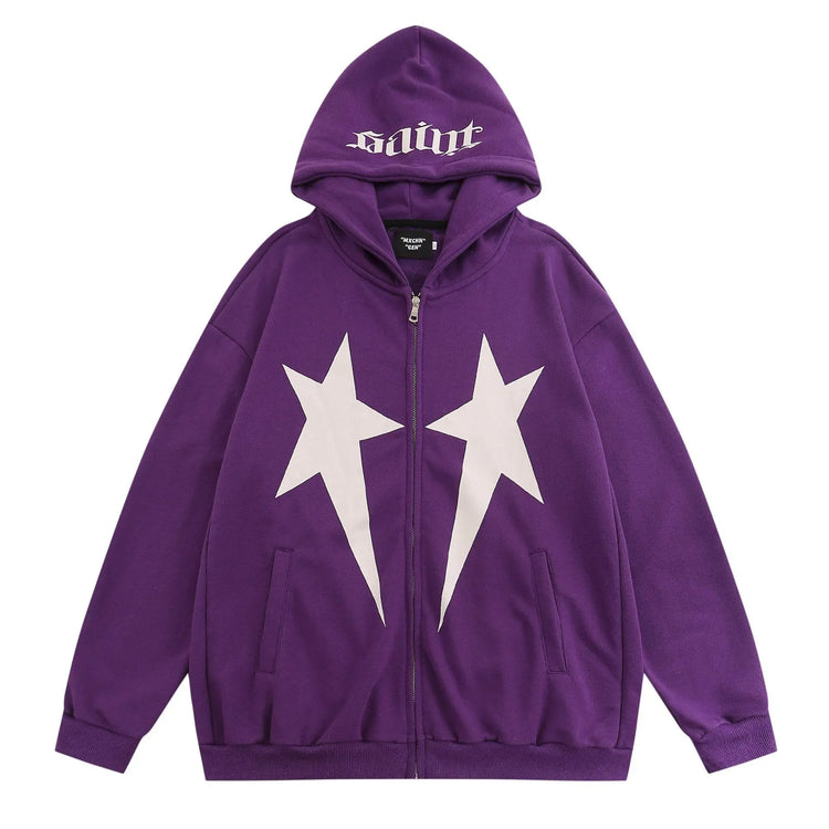 Hip Hop XINGX Printed Hoodie Men - pluto essentials