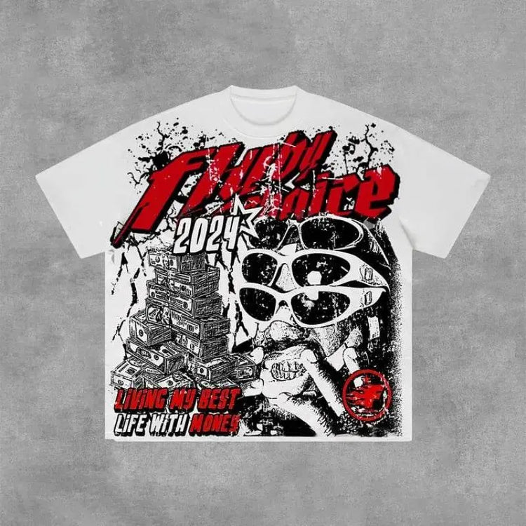 y2k custom vintage t-shirt - pluto essentials