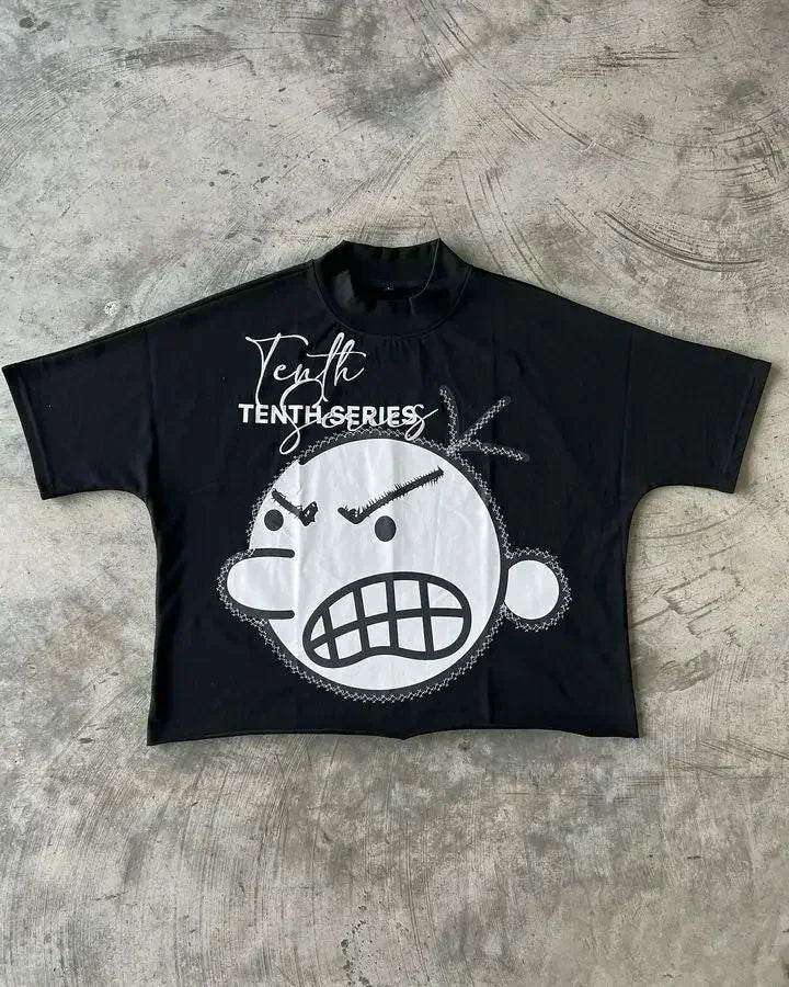 y2k skull t-shirt - pluto essentials