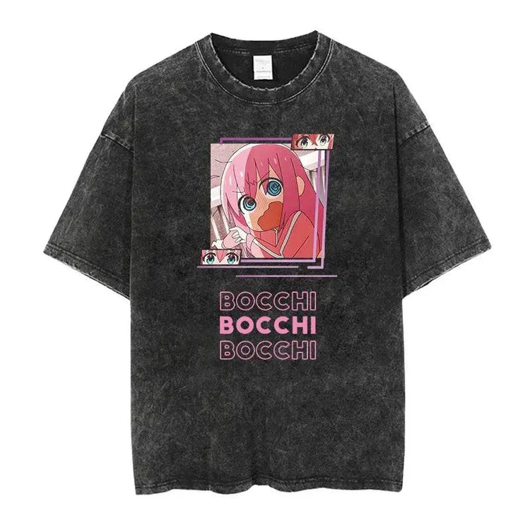 Anime Bocchi custom t-shirt - pluto essentials