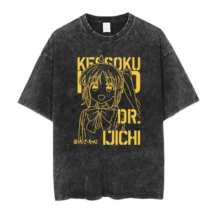Anime Bocchi custom t-shirt - pluto essentials