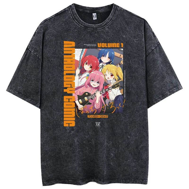 Anime Bocchi custom t-shirt - pluto essentials