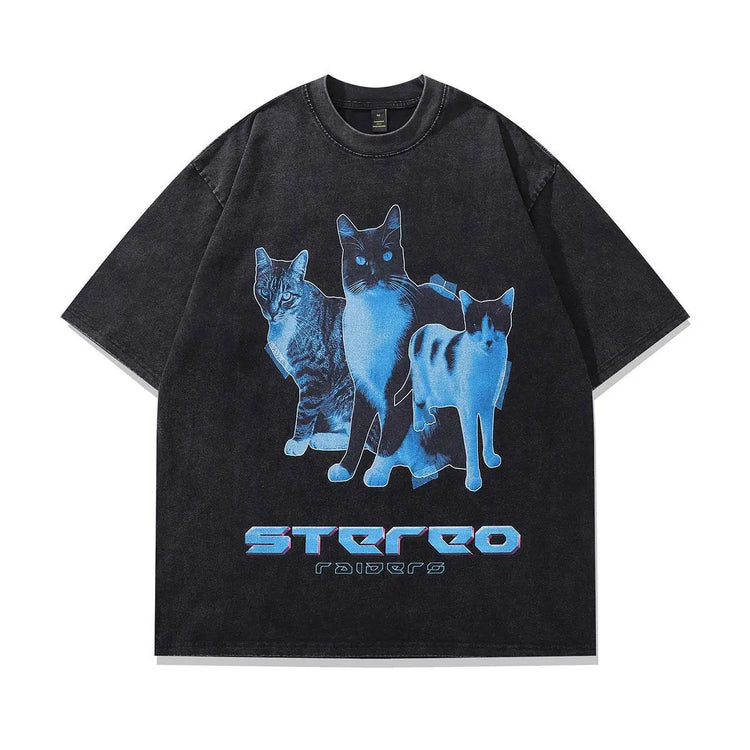 Men Women Streetwear Hip Hop Oversized T Shirt Funny Doberma - pluto essentials