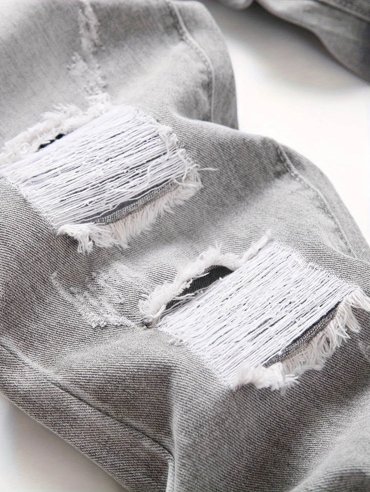 custom ripped jeans - pluto essentials