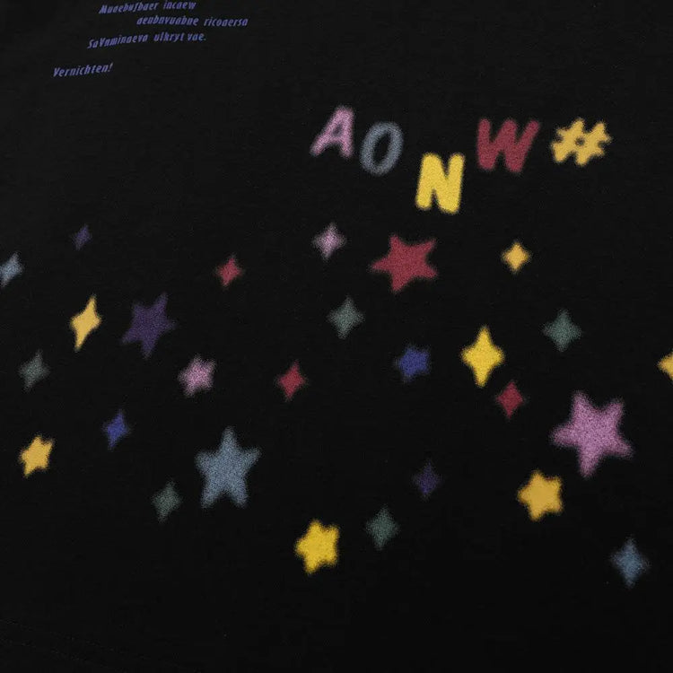 Letter XINGX Printed Short Sleeve Men Clothing Summer Casual - pluto essentials