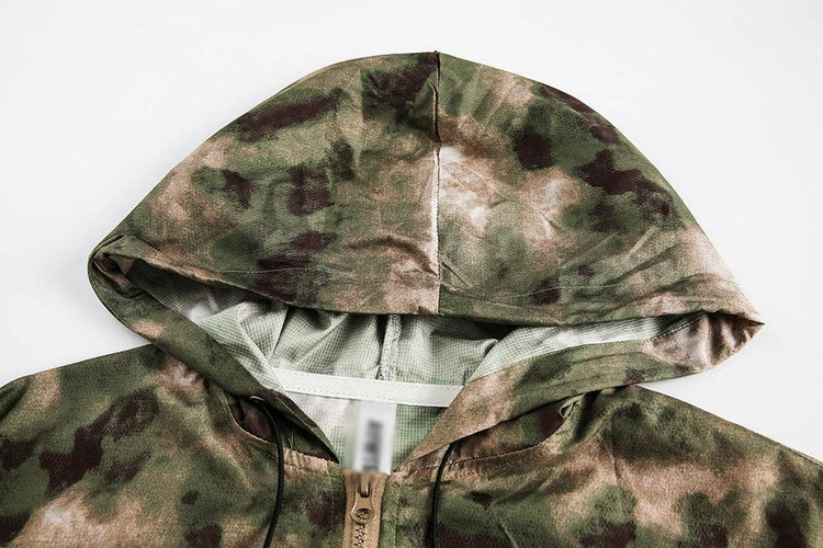 Hooded Camouflage Sun Protection Clothing For Men - pluto essentials