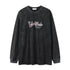 Fashion Brand Fried Street Rose Long Sleeve Men&