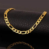 Hip Hop Golden Stainless Steel Necklace For Men And Women - pluto essentials 