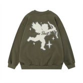 Fashion Cupid Printed Sweater Men - pluto essentials 