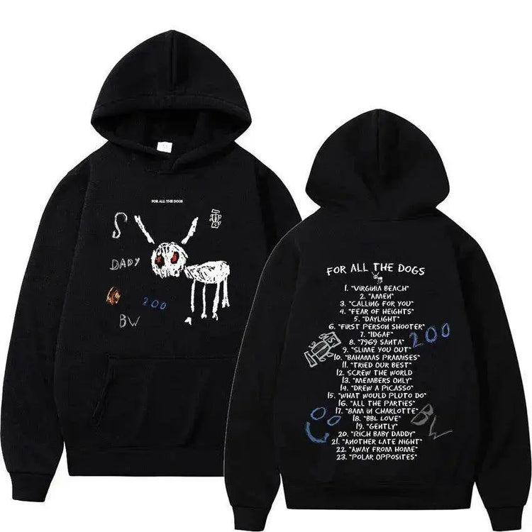 FATD Letter Drop Hoodie - pluto essentials 