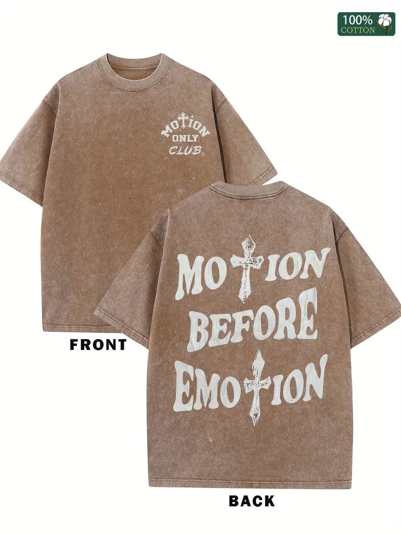 motion before emotion custom t-shirt - pluto essentials 