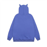 Masked Zipper Hooded Sweater For Men - pluto essentials 