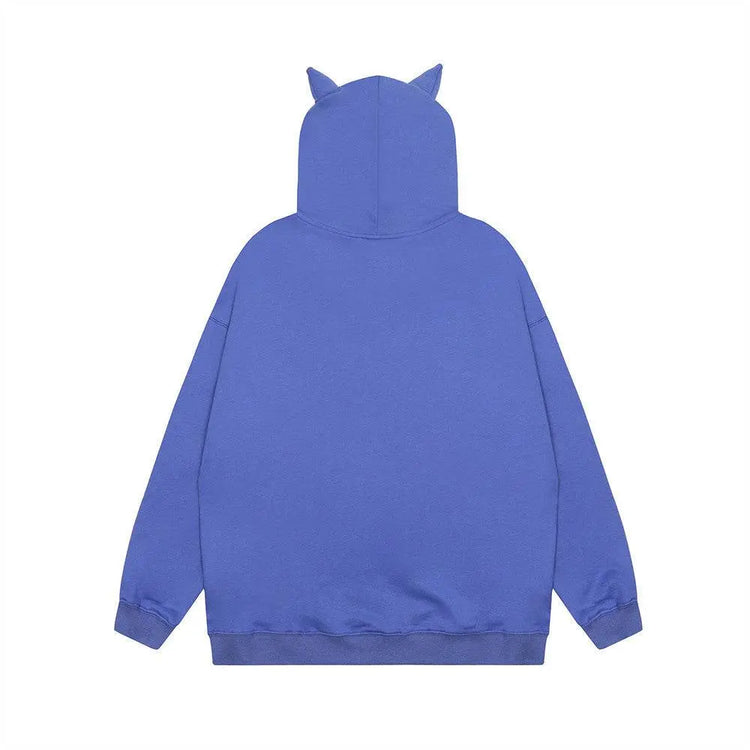 Masked Zipper Hooded Sweater For Men - pluto essentials 