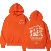 Christian Jesus Letters Print Hoodies Men Women&