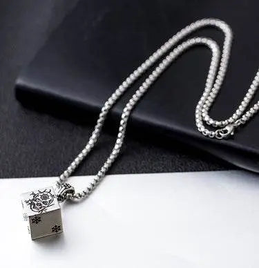 Hiphop pendant titanium steel chain pendant for men and women - pluto essentials 