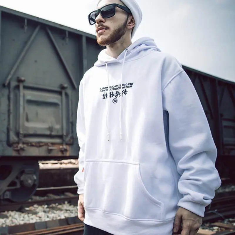 Hooded sweater men - pluto essentials 