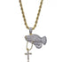 Zircon Hip Hop Necklace - pluto essentials 