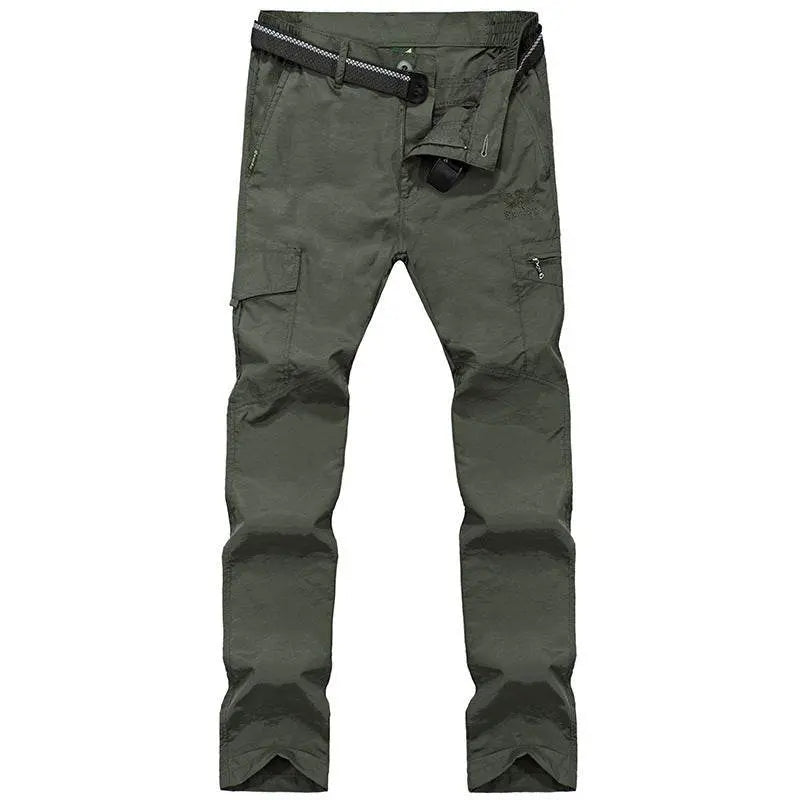 Loose Plus Size Cargo Long Pants Multi-Pocket Pants - pluto essentials 