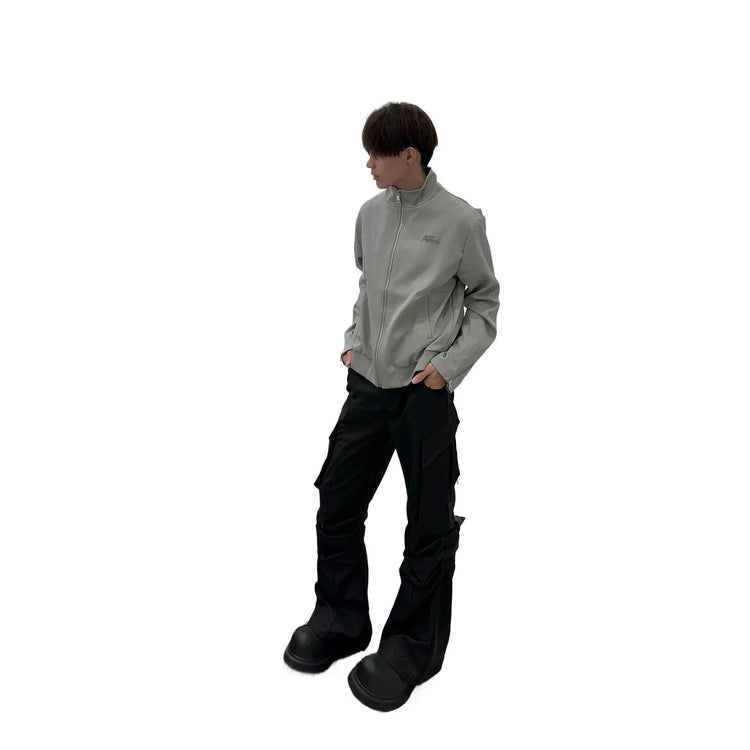 Essential Black Cargo Trousers - pluto essentials 