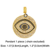 Colorful Zircon Hiphop Necklace - pluto essentials 