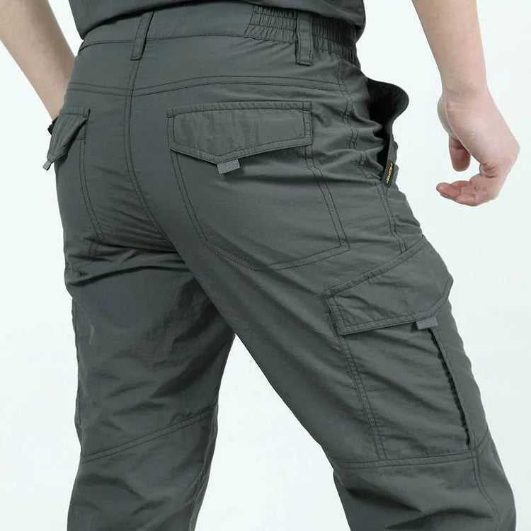 Loose Plus Size Cargo Long Pants Multi-Pocket Pants - pluto essentials 