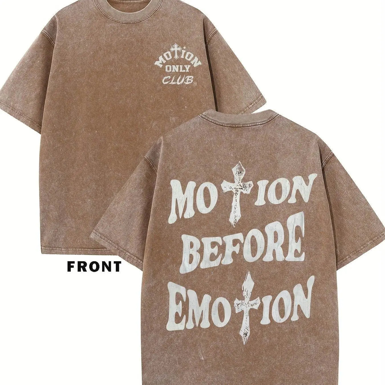 motion before emotion custom t-shirt - pluto essentials 