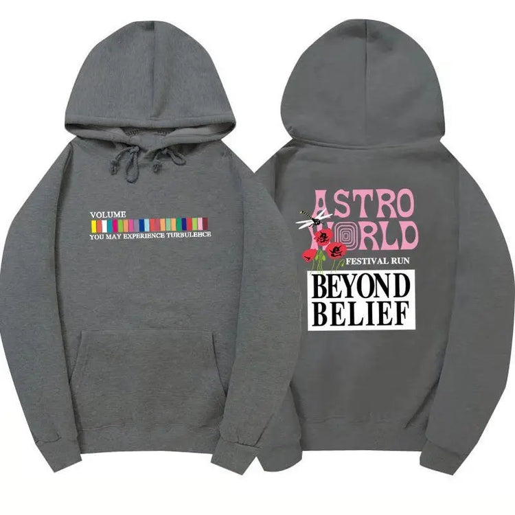 Multiple colour " Astro World" hoodie - pluto essentials 