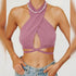 Women Y2k Corset Camisole Cropped Bustier Top Fashion Solid Vest - pluto essentials 