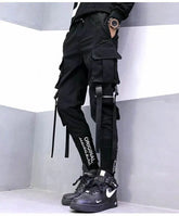 French Overalls Male Hiphop Hiphop Function Wind Super Fire Cec Paratrooper Pants - pluto essentials 