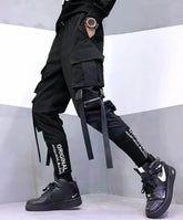 French Overalls Male Hiphop Hiphop Function Wind Super Fire Cec Paratrooper Pants - pluto essentials 