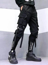French Overalls Male Hiphop Hiphop Function Wind Super Fire Cec Paratrooper Pants - pluto essentials 