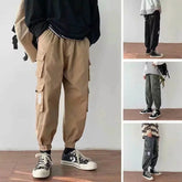 Trendy Multi-pocket Casual Pants Men - pluto essentials 