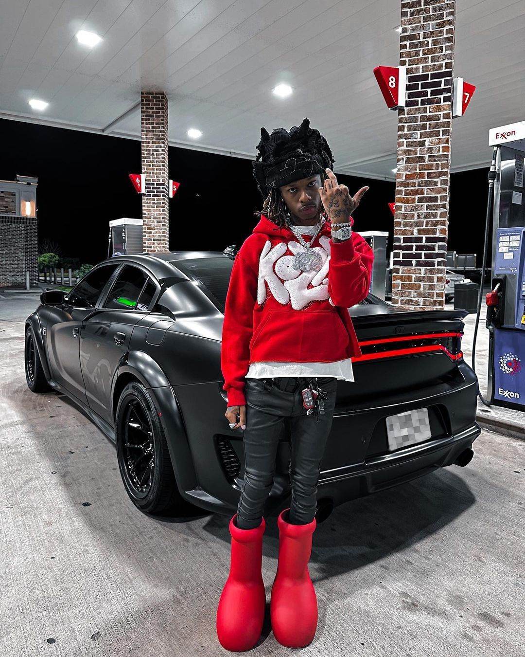 Printed Fashion Hooded Pullover Men - pluto essentials 