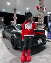 Printed Fashion Hooded Pullover Men - pluto essentials 